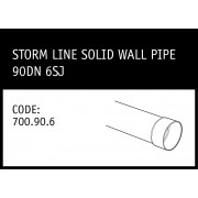Marley Stormline Solid Wall 90DN Pipe 6SJ - 700.90.6